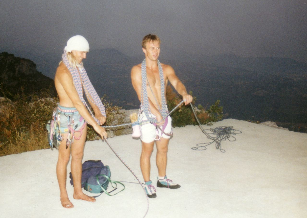 Loïc et Marc Counil au Baou de St Jeannet