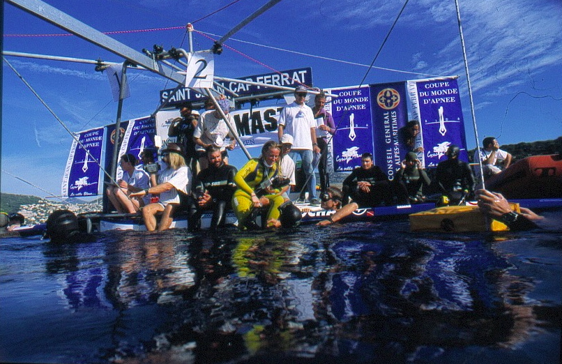 Loïc, Sébastien Nagel, Tanya Streeter... Championnat du monde 2000